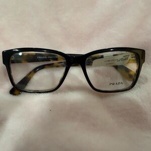 Prada Women's Glasses in Black and Tortoise
